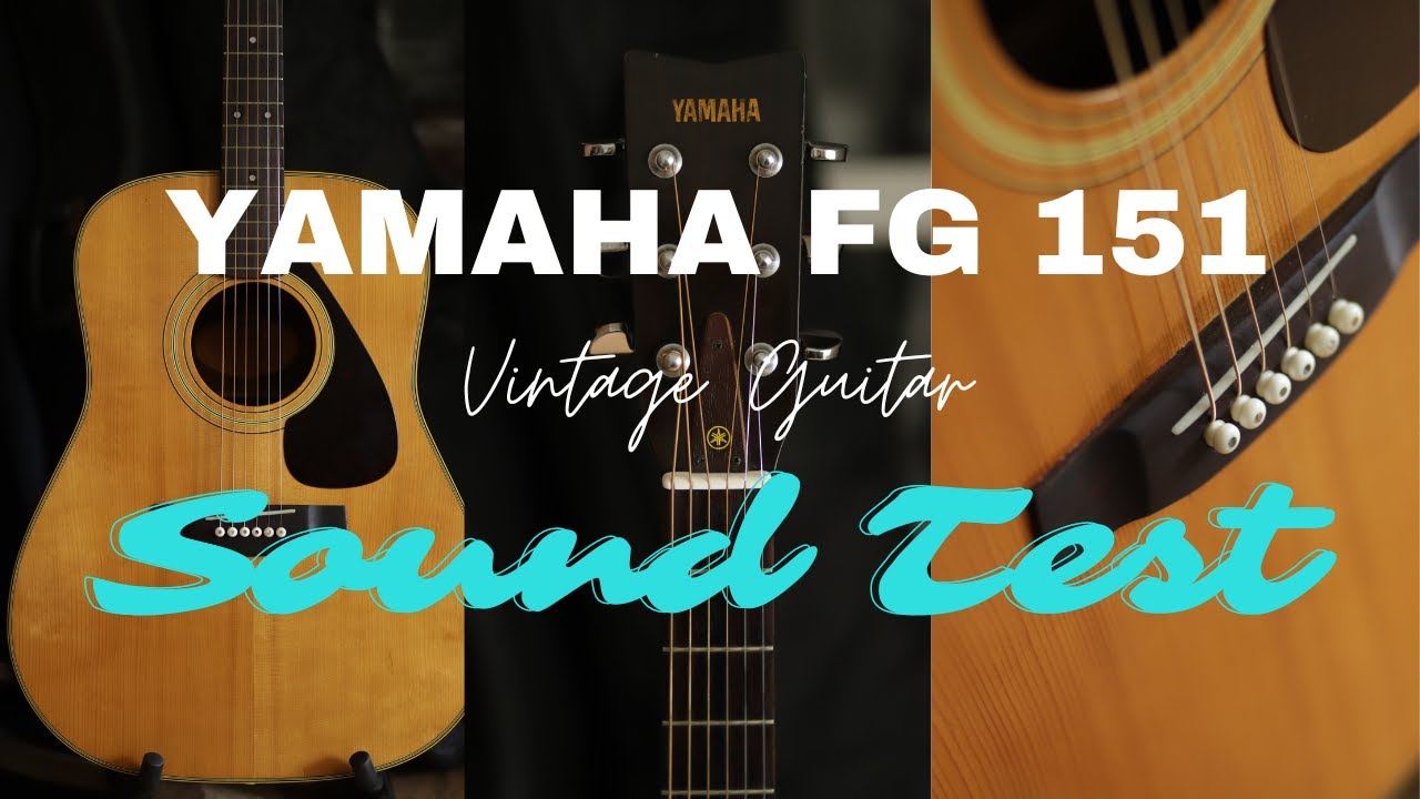 Yamaha FG 151 Acoustic Guitar Made in Japan Sound test - YouTube