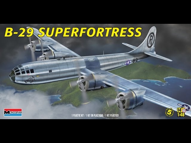 ENOLA GAY WW II B-29 SUPERFORTRESS 1:48 Scale Model Finished - YouTube