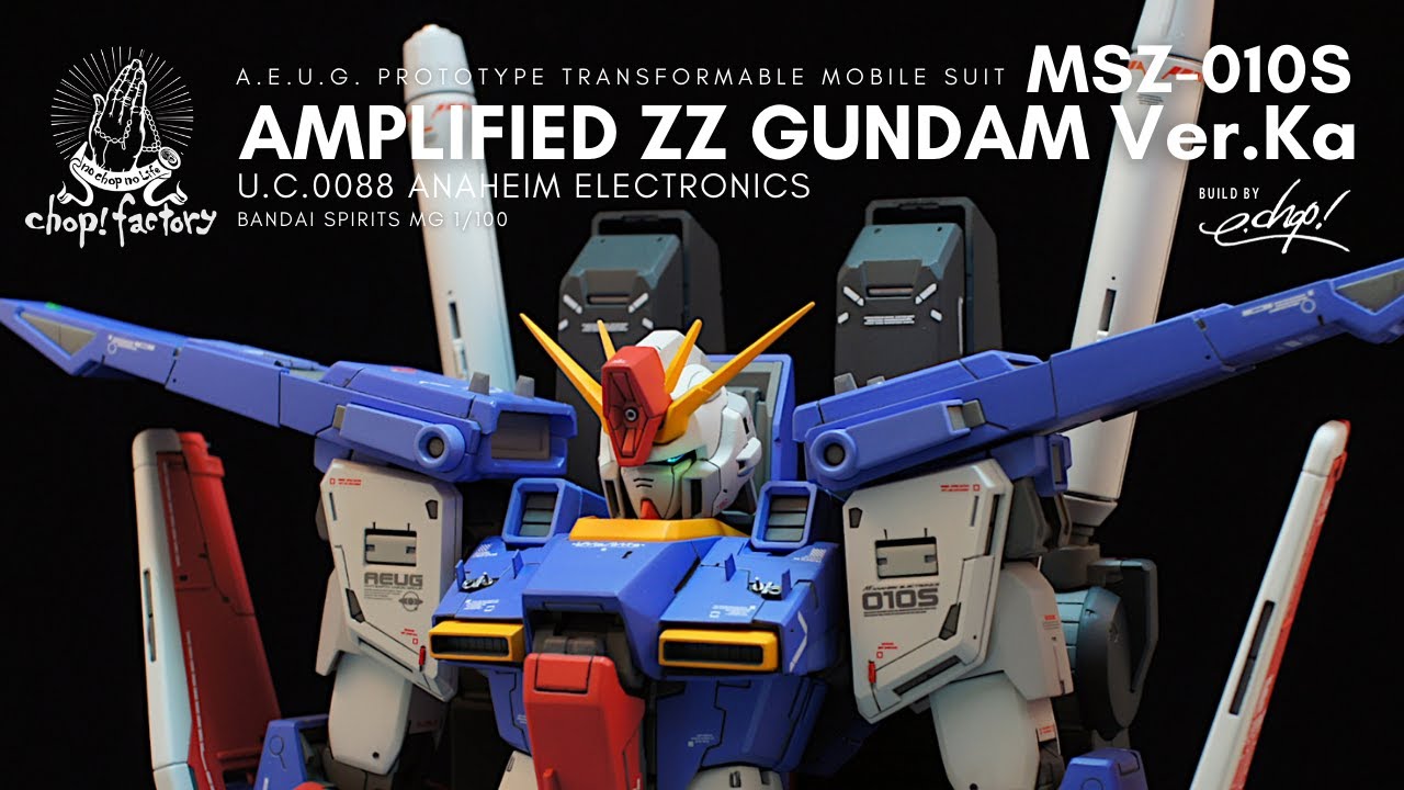 GUNPLA】1/100 MG ZZ GUNDAM Ver.Ka【ガンプラ】ZZガンダム - YouTube