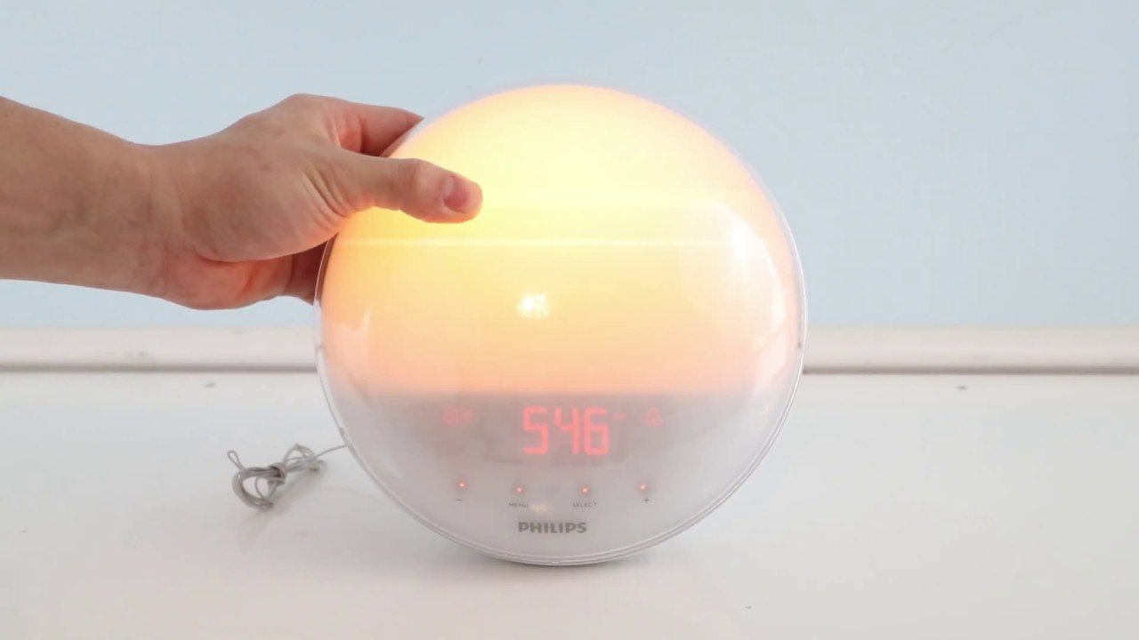Philips HF3520 Wake-Up Light Review & Setup - YouTube