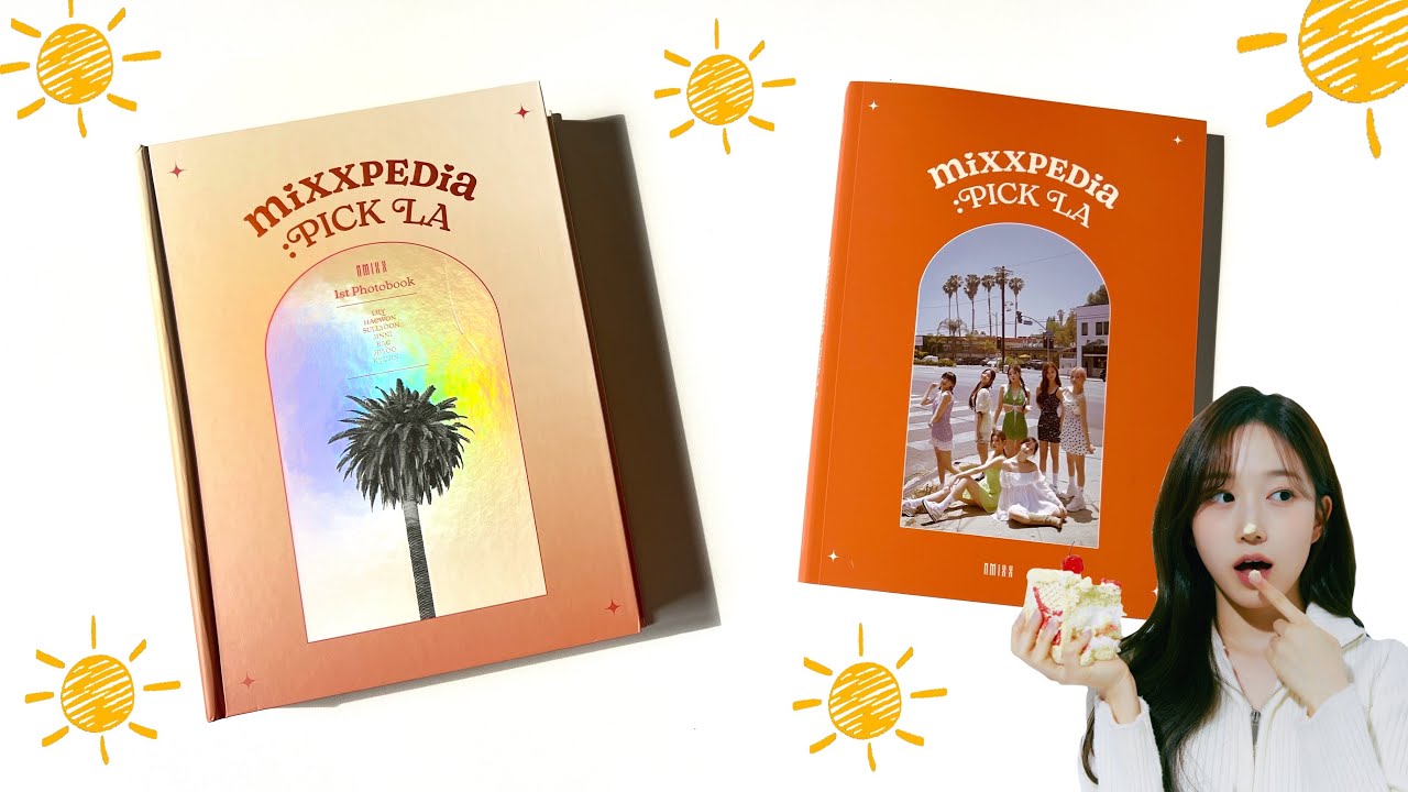 unboxing: NMIXX 1ST PHOTOBOOK MIXXPEDIA PICK LA - YouTube