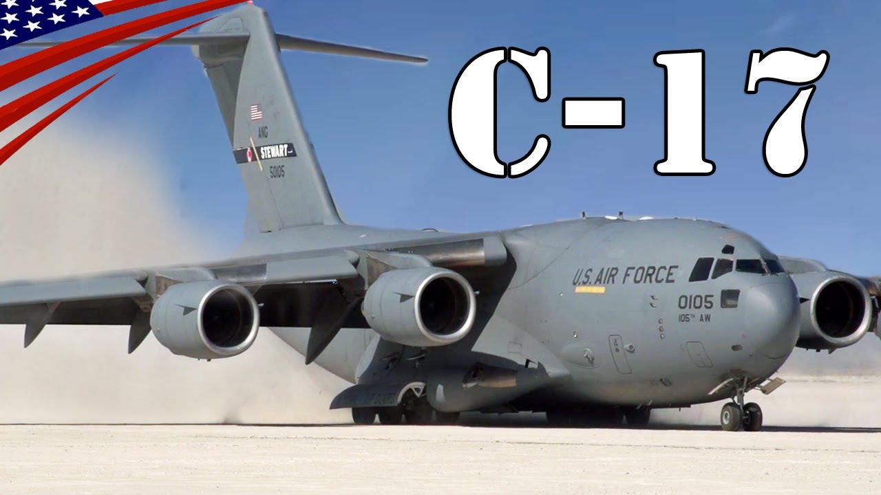C-17 Globemaster III Dirt Runway Landing & Take-off - C-17グローブ