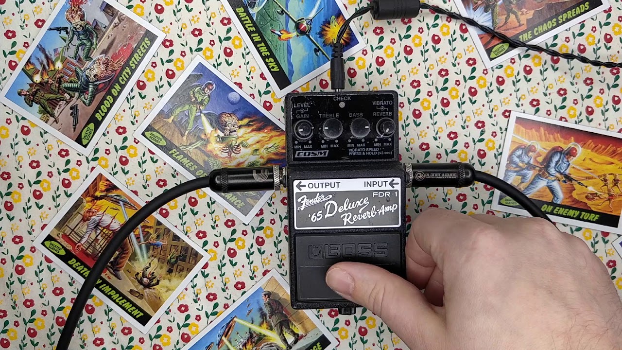 Boss: FDR-1 Fender 65 Deluxe Reverb - On Bass - YouTube