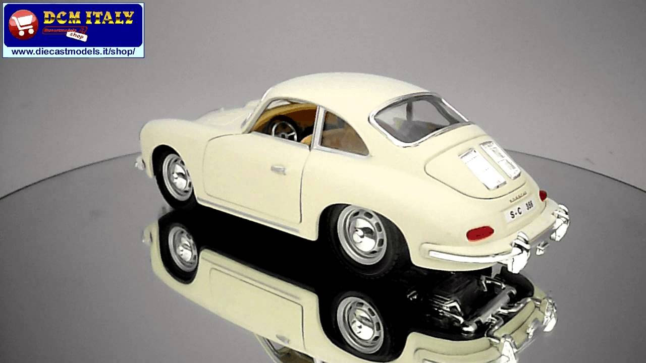 Porsche 356B Coupe (1961) - Burago - 1:24 - YouTube