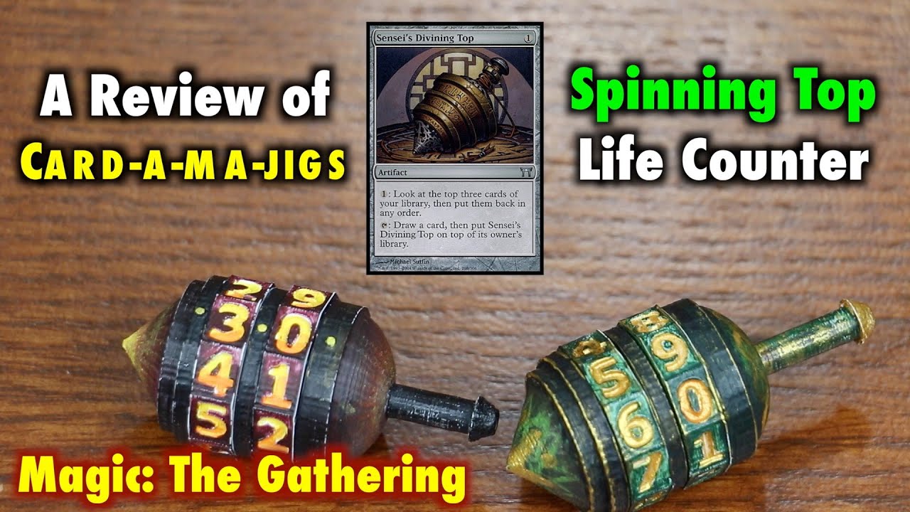MTG - A Review of the Card-A-Ma-Jigs Spinning Top Life Counter for