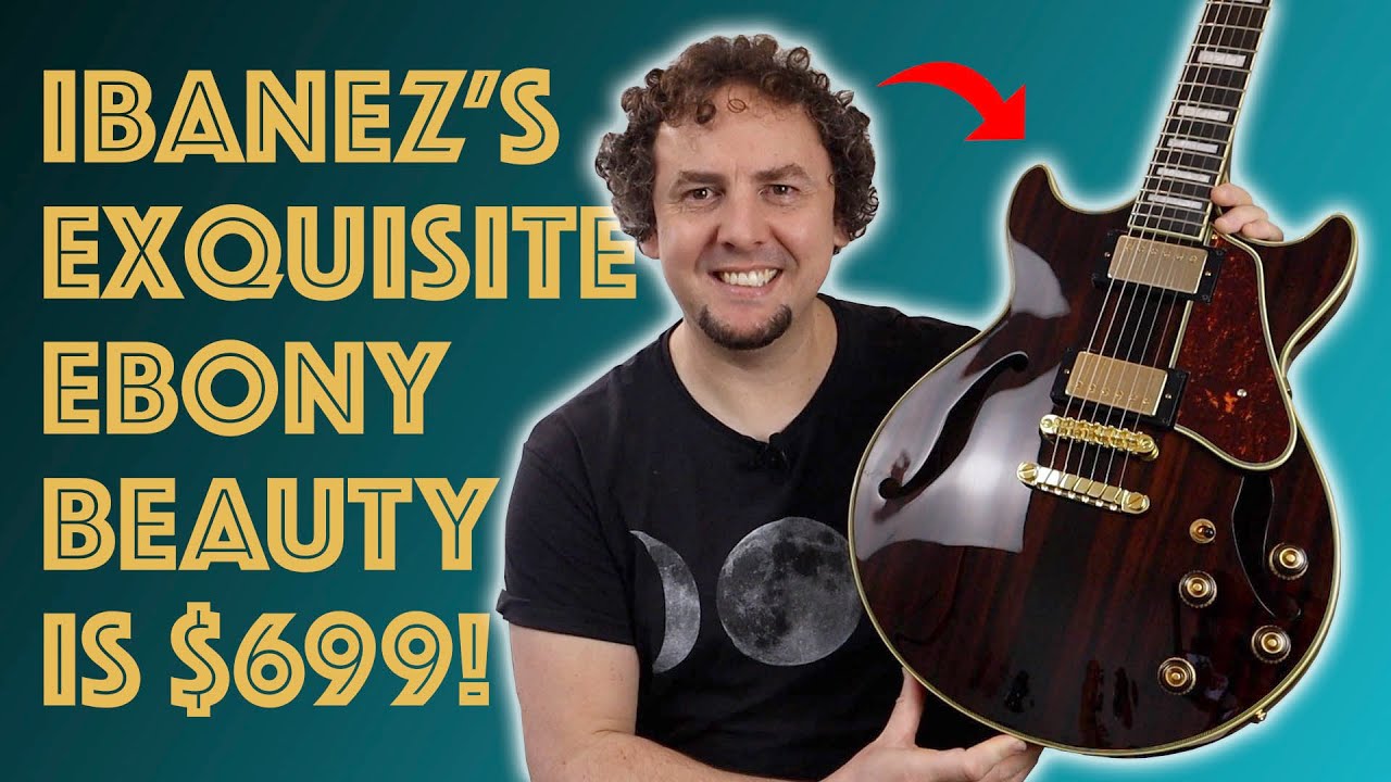 Ibanez AM93ME-NT | A beautiful and versatile ebony semi-hollow