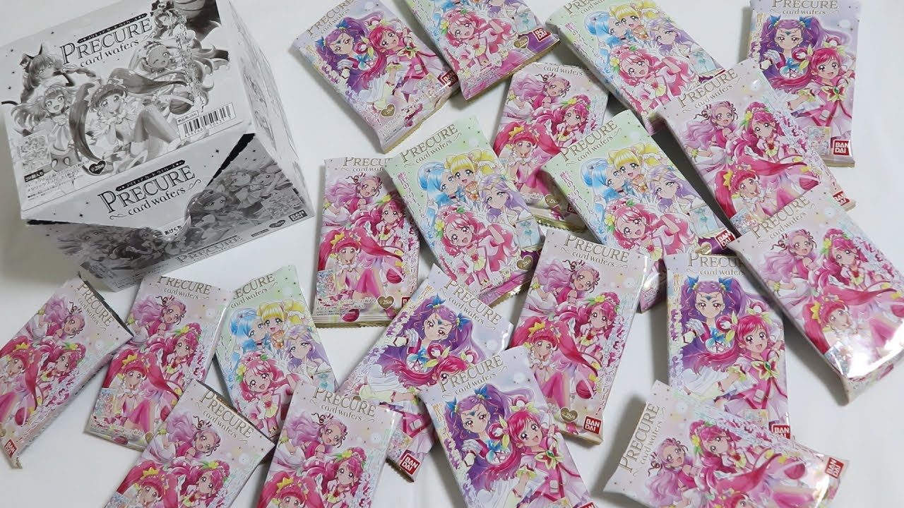 目指せコンプ！プリキュアカードウエハースを追加で1BOX開封！ - YouTube