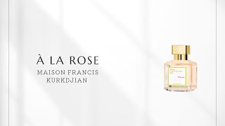 アラローズ(メゾン フランシス クルジャン)｜日本のために生まれた透明