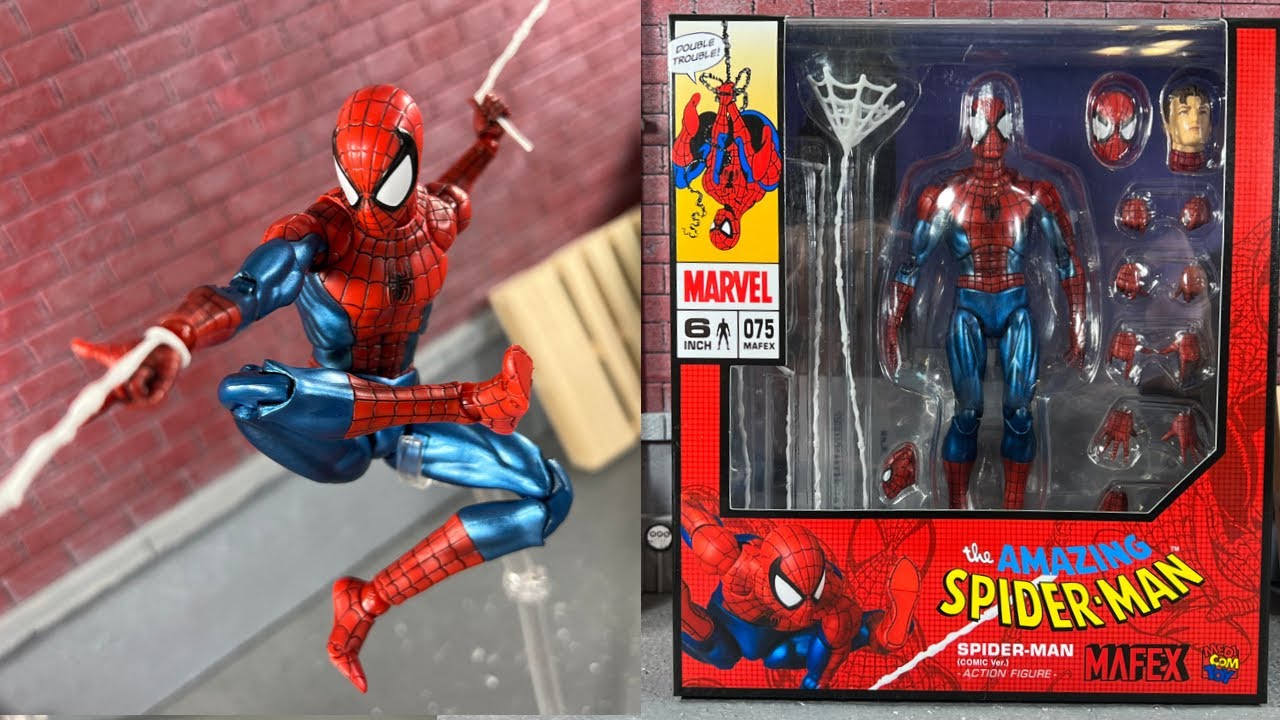Mafex Amazing Spider-Man No. 75 Reissue Medicom Toys Action Figure