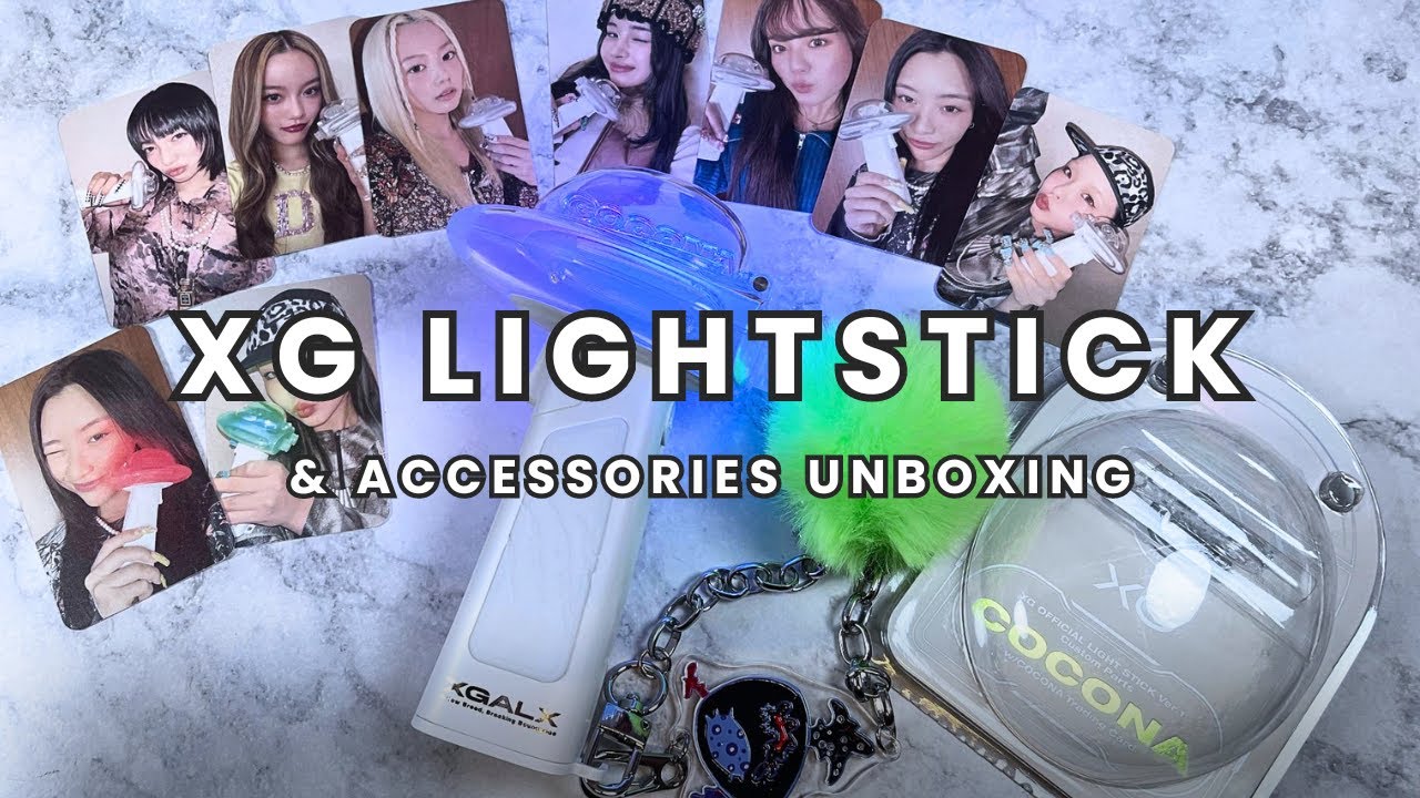 xg lightstick ✨ unboxing! - YouTube