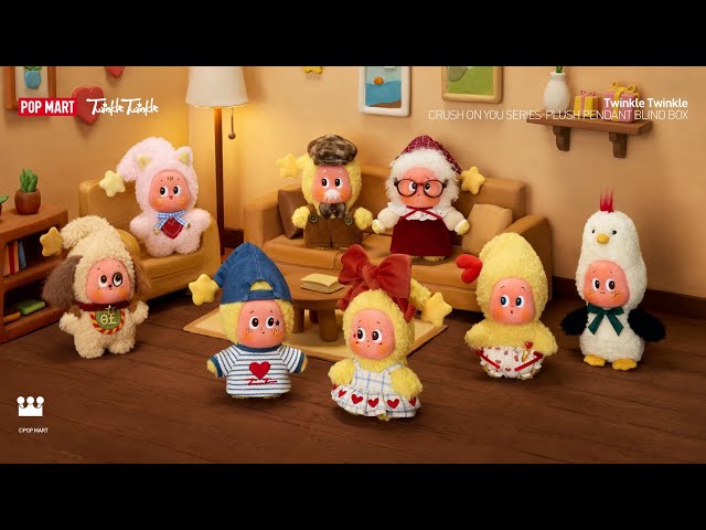 POP MART TWINKLE TWINKLE BLIND BOX | Crush On You - Plush Pendant
