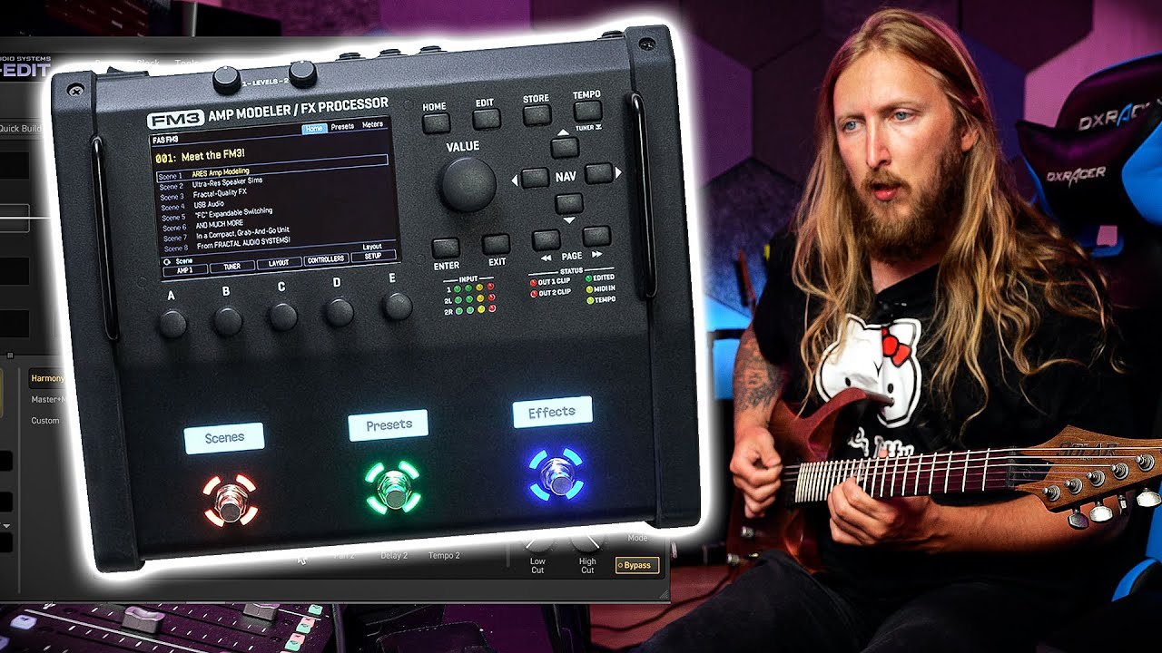 Fractal Audio FM3 - Using it Live - METAL - YouTube