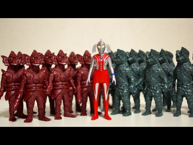 ガシャポン ウルトラヒーロー500 ウルトラ怪獣500 レビュー ウルトラの