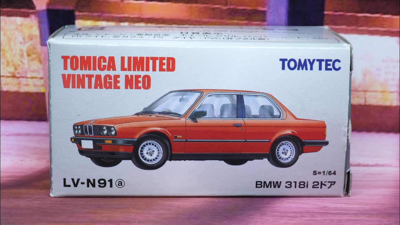 Tomica Limited Vintage Neo ~ BMW 318i E30 Red (4K ULTRA HD 60FPS