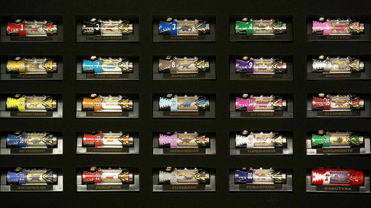 獣電戦隊キョウリュウジャー ダイキャスト獣電池セット Zyuden Sentai