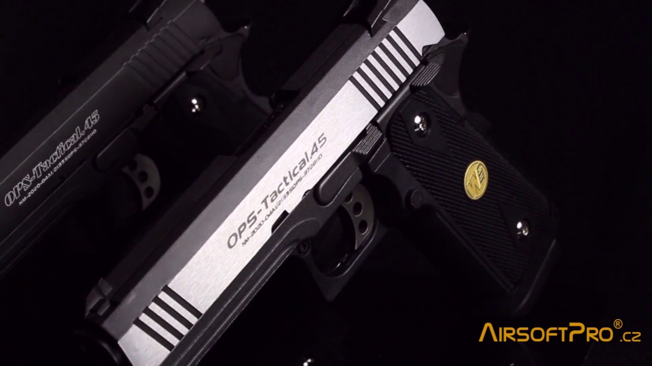 WE Tech Hi-Capa OPS tactical.45 GBB pistol - YouTube