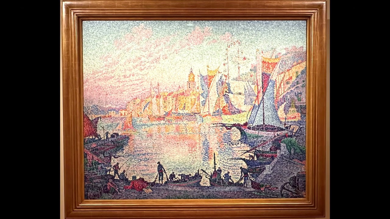 美術品鑑賞第60回【サン=トロぺの港】ポール・シニャックー国立西洋