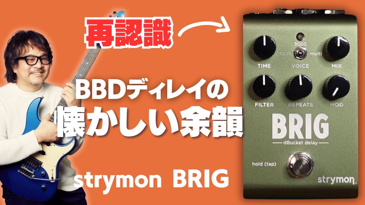 プロギタリスト鈴木健治氏によるレビュー動画！現代的BBDディレイの新