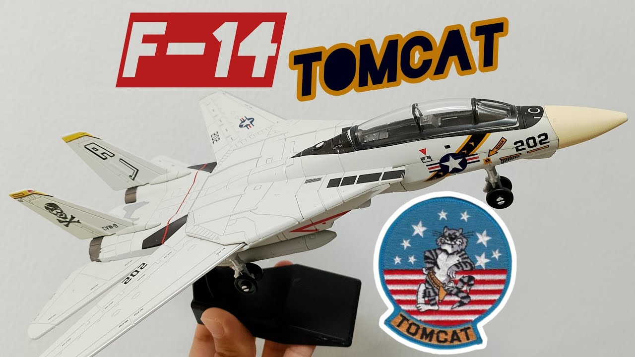 XUJA Model | 1:72 F-14 Tomcat Snap Tite Model Build Review - YouTube