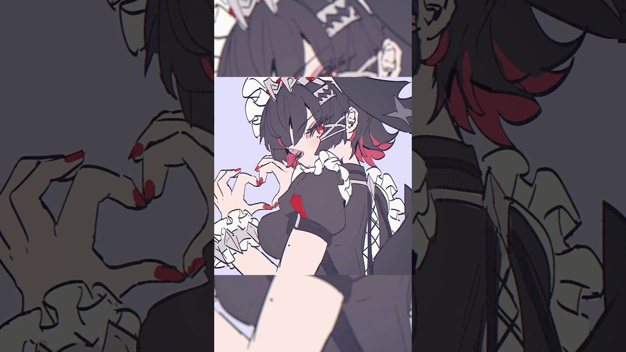 エレン(CV:若山詩音)のモエチャッカファイア🔥【手描き】#shorts