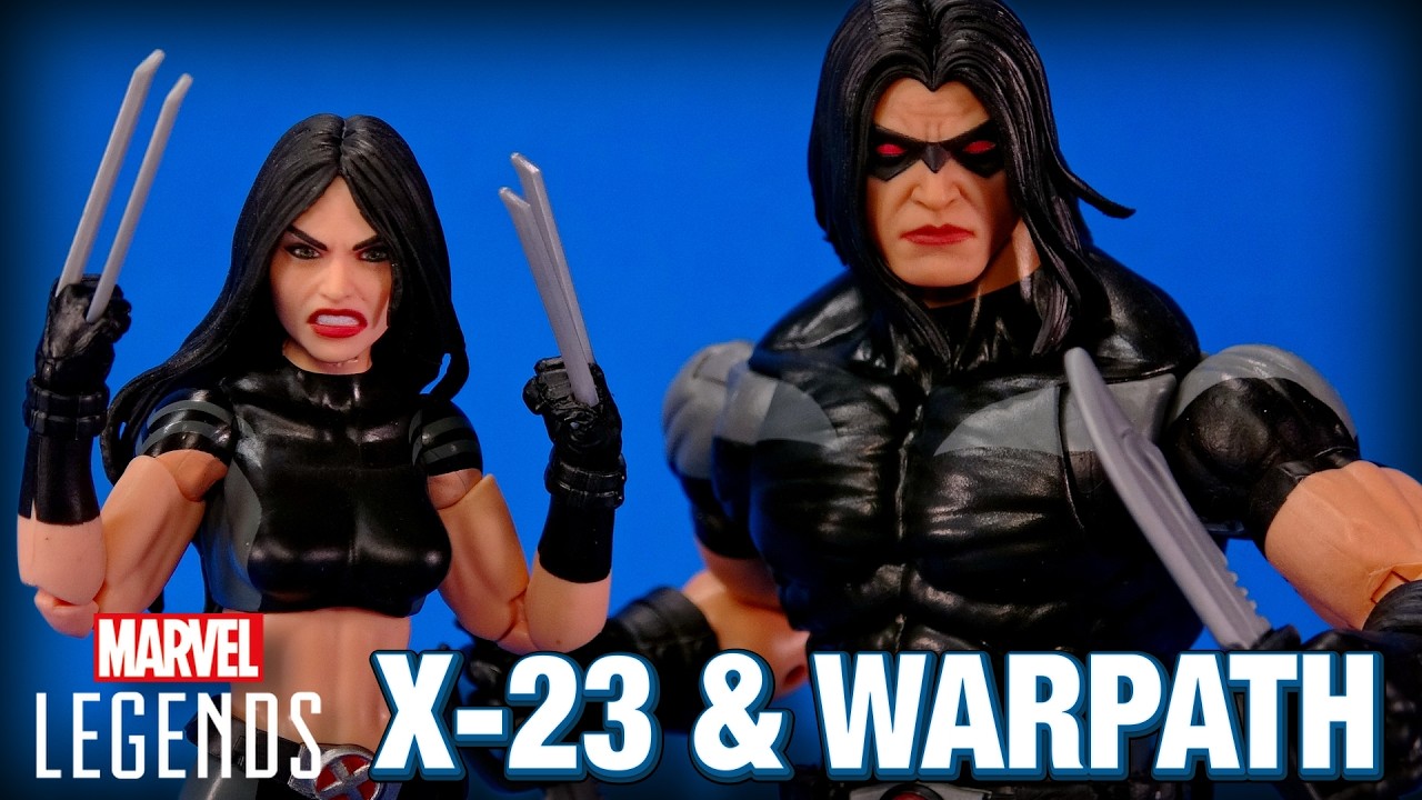 Marvel Legends X-Force X-23 and Warpath 2-Pack Hasbro Action
