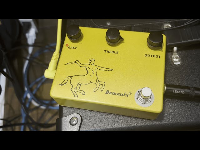 Klon Centaur by DemonFx (Unboxing + Demo + Full Band Mix) KLONE