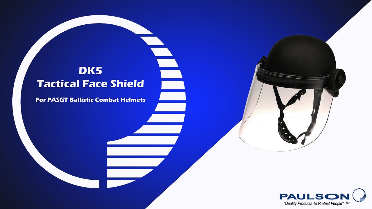 DK5 Tactical Face Shield - YouTube