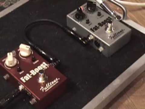 Fulltone Fatboost 3 vs Fat Boost 2 guitar effects pedal shootout w