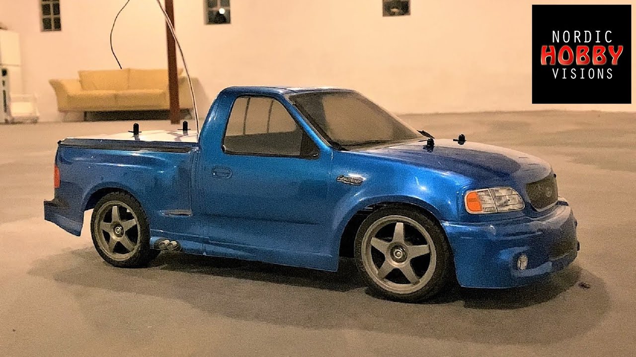 First Run of My First Tamiya TL-01: Tamiya Ford SVT F-150