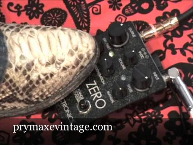 Jack DeVille MOD ZERO chorus flange guitar effects pedal demo