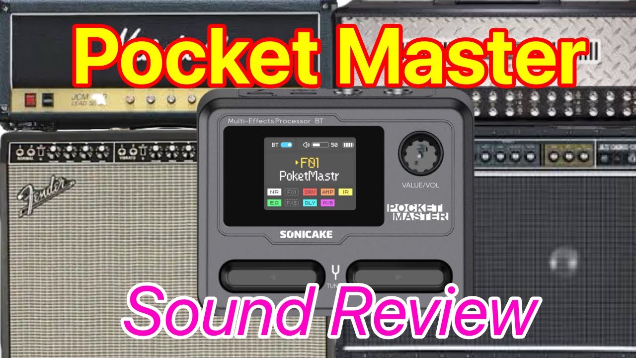 令和7年最強最小マルチエフェクター！？Pocket Masterギターベース