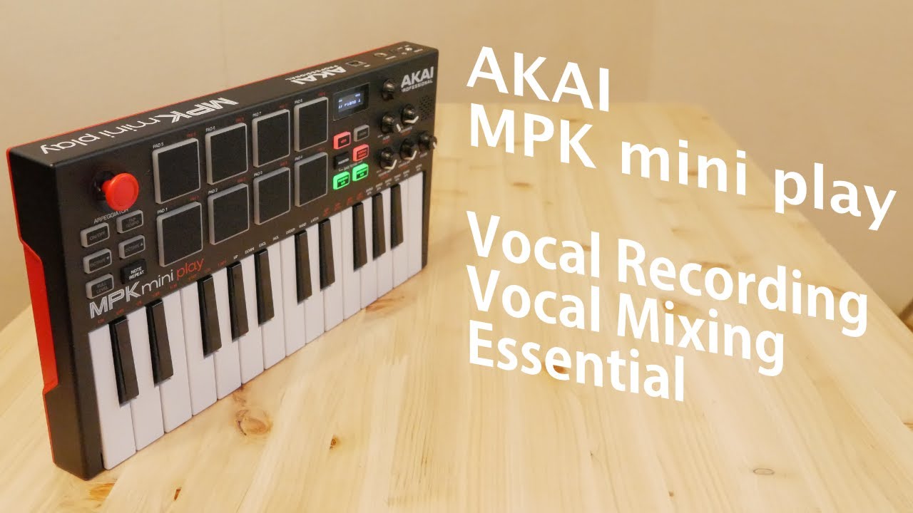DTM] Introducing the AKAI MPK mini play, a must-have for recording