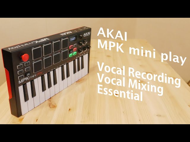 DTM] Introducing the AKAI MPK mini play, a must-have for recording