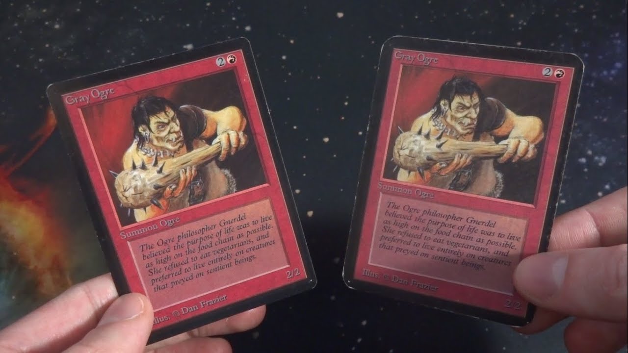 How to tell the difference?? Alpha vs Beta - MTG - YouTube
