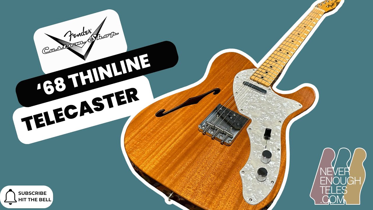 Fender Custom '68 Thinline NOS Telecaster 2023 Natural - YouTube