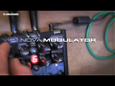 TC Electronic Nova Modulator as a bass pedal! - YouTube