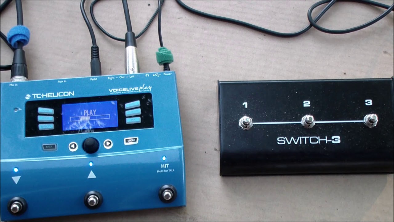 TC Helicon VoiceLive Play with Switch 3 Tutorial - YouTube