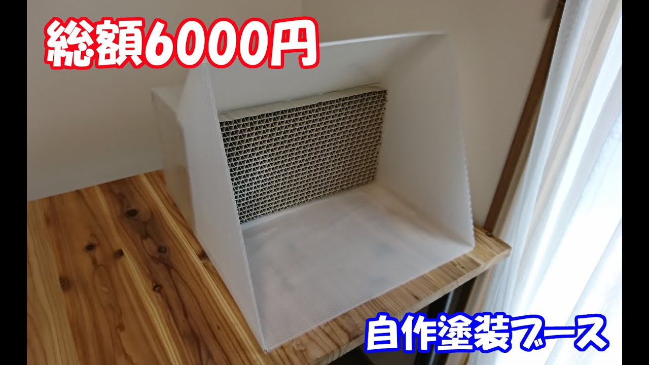 塗装ブースを自作してみた | らんぶ亭