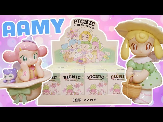 Finding Unicorn AAMY Picnic With Butterfly Blind Box Unboxing FULL