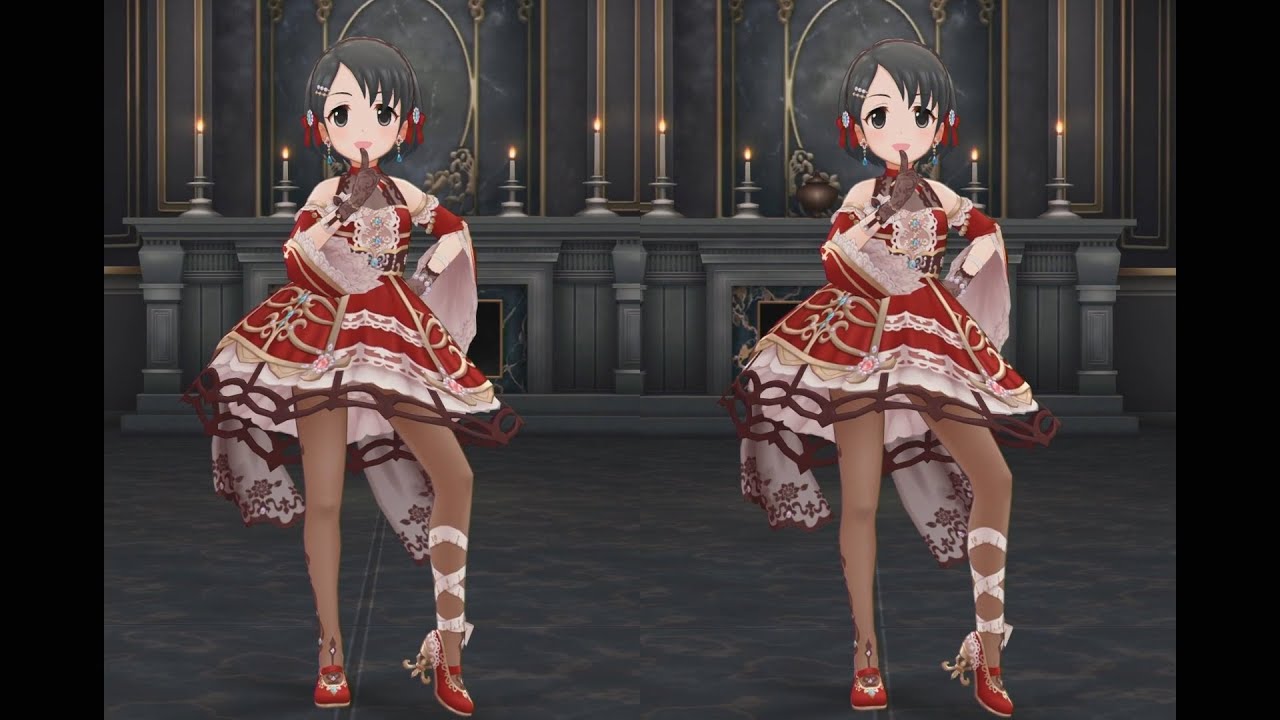 デレステMV][立体視]「秘密のトワレ」 佐々木千枝 with 小さなマシェリ