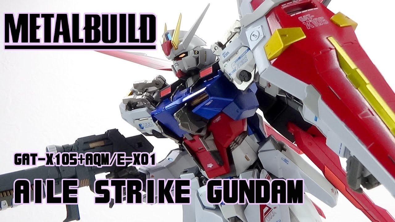 Even that SEED pose looks great!] METAL BUILD AILE STRIKE GUNDAM