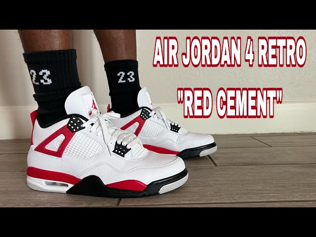 AIR JORDAN 4 RETRO “RED CEMENT” REVIEW & ON FEET THESE ARE