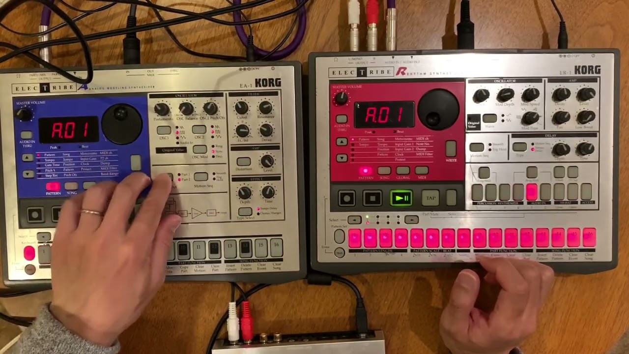 KORG ELECTRIBE EA-1 & ER-1 #02 - YouTube