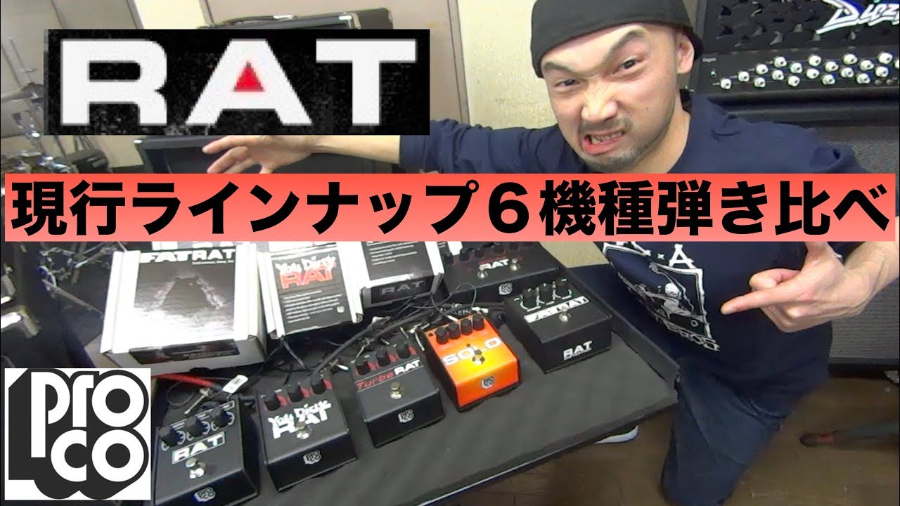 歪みの定番！ProCo「RAT」の現行ラインナップ6機種を弾き比べ！at
