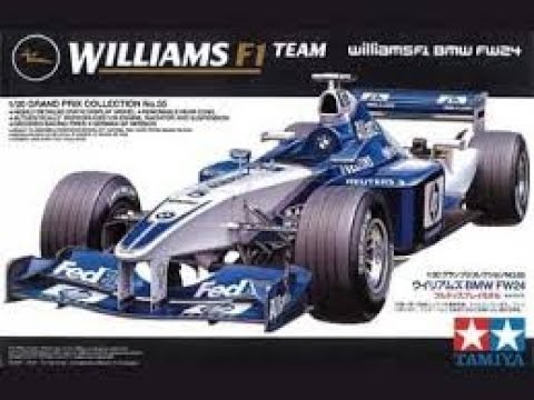 Williams F1 BMW FW24 1/20 Tamiya Montoya Full VIdeo Build - YouTube