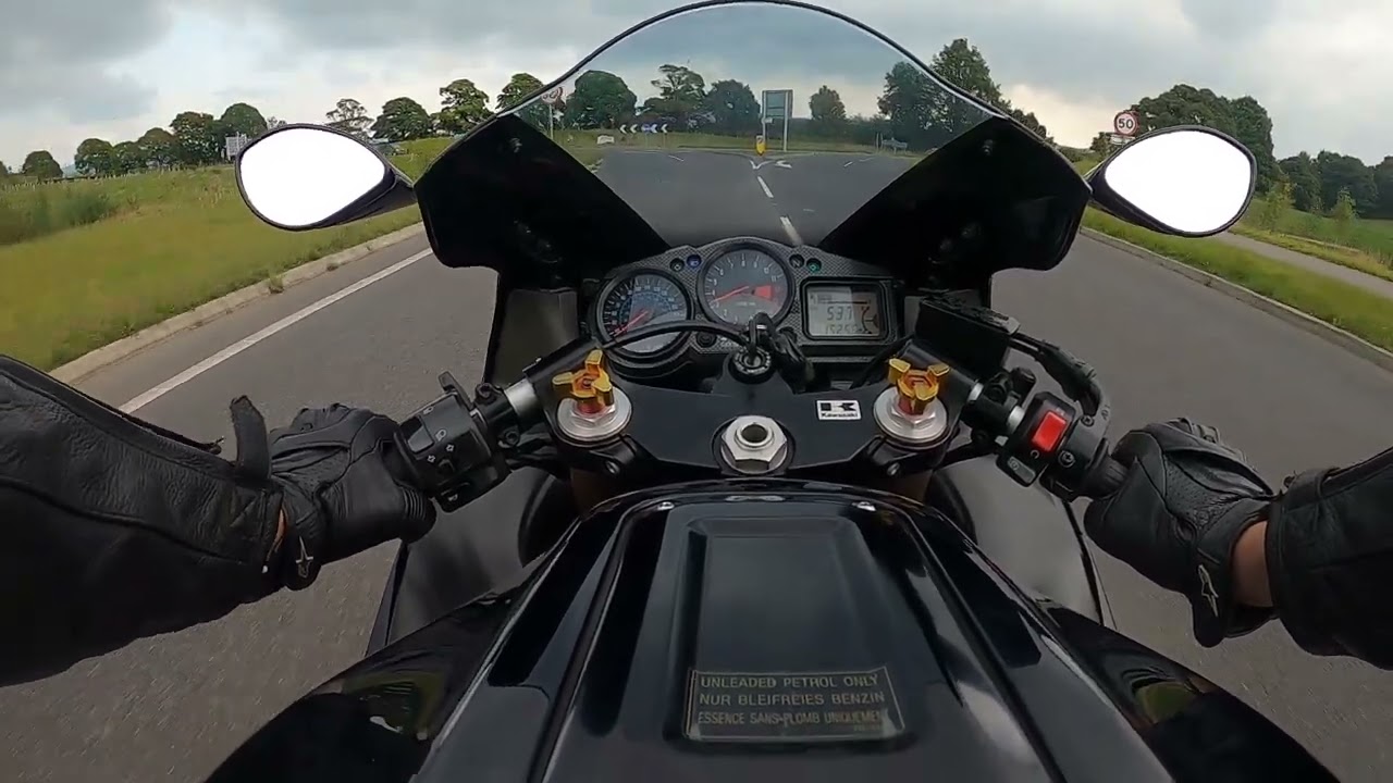 2005 Kawasaki ZX-12R Walkaround & Test Ride - YouTube