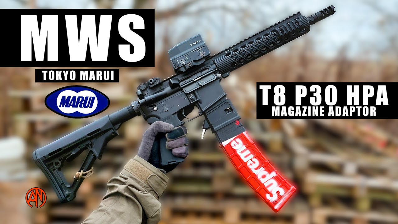 MWS Tokyo Marui + T8 HPA Adaptor ! - YouTube