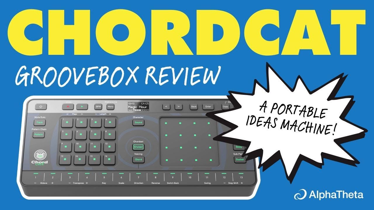 The Future Of Portable Music Production? // AlphaTheta Chordcat