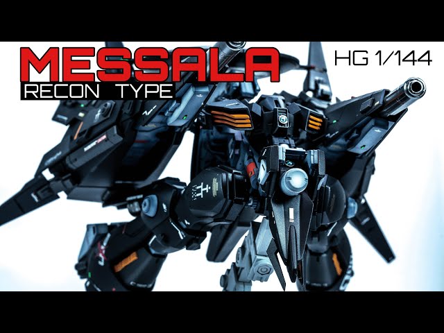 ガンプラ全塗装】メッサーラを本気で改造してみた！【Gunpla custom
