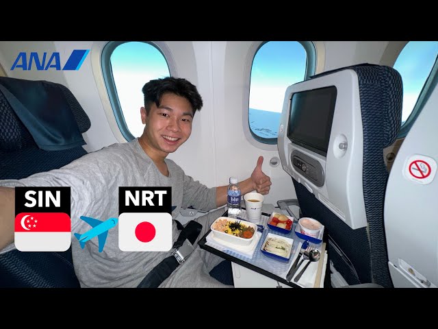 ANA 787-9 ECONOMY CLASS: I Got the Whole Row 😍 - YouTube